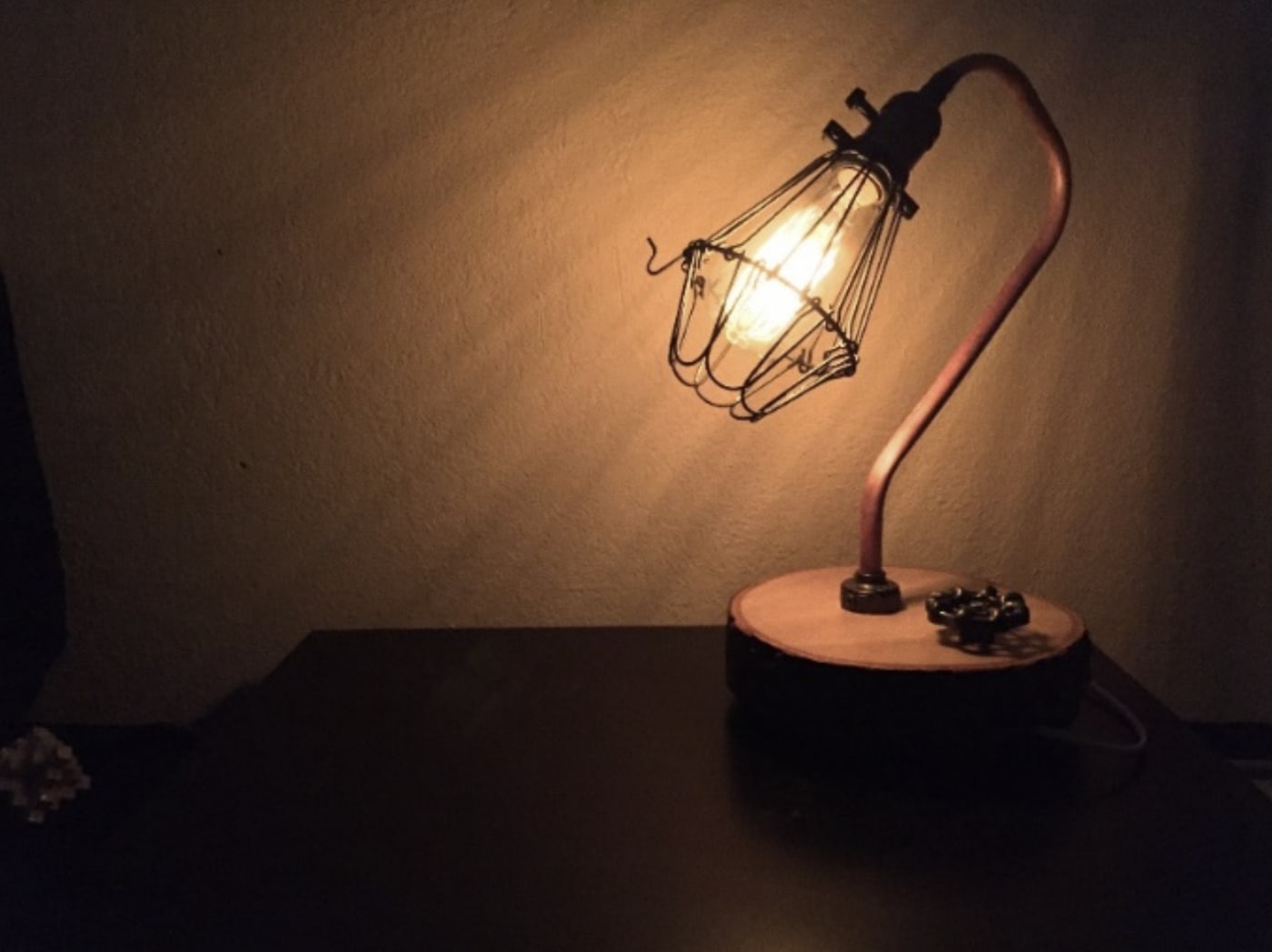 Steampunk Edison lamp