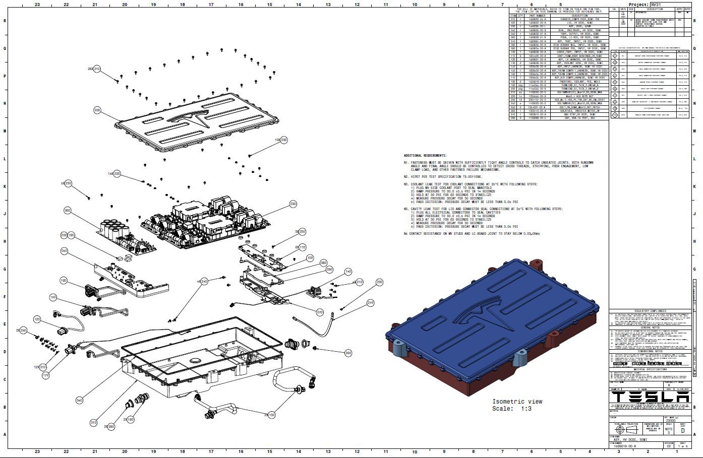 Tesla power electronics
