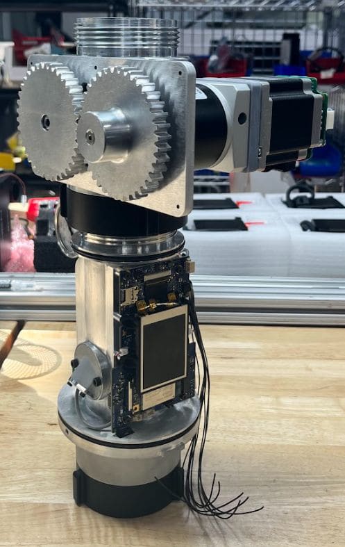 Bench prototype — actuation and control integration.