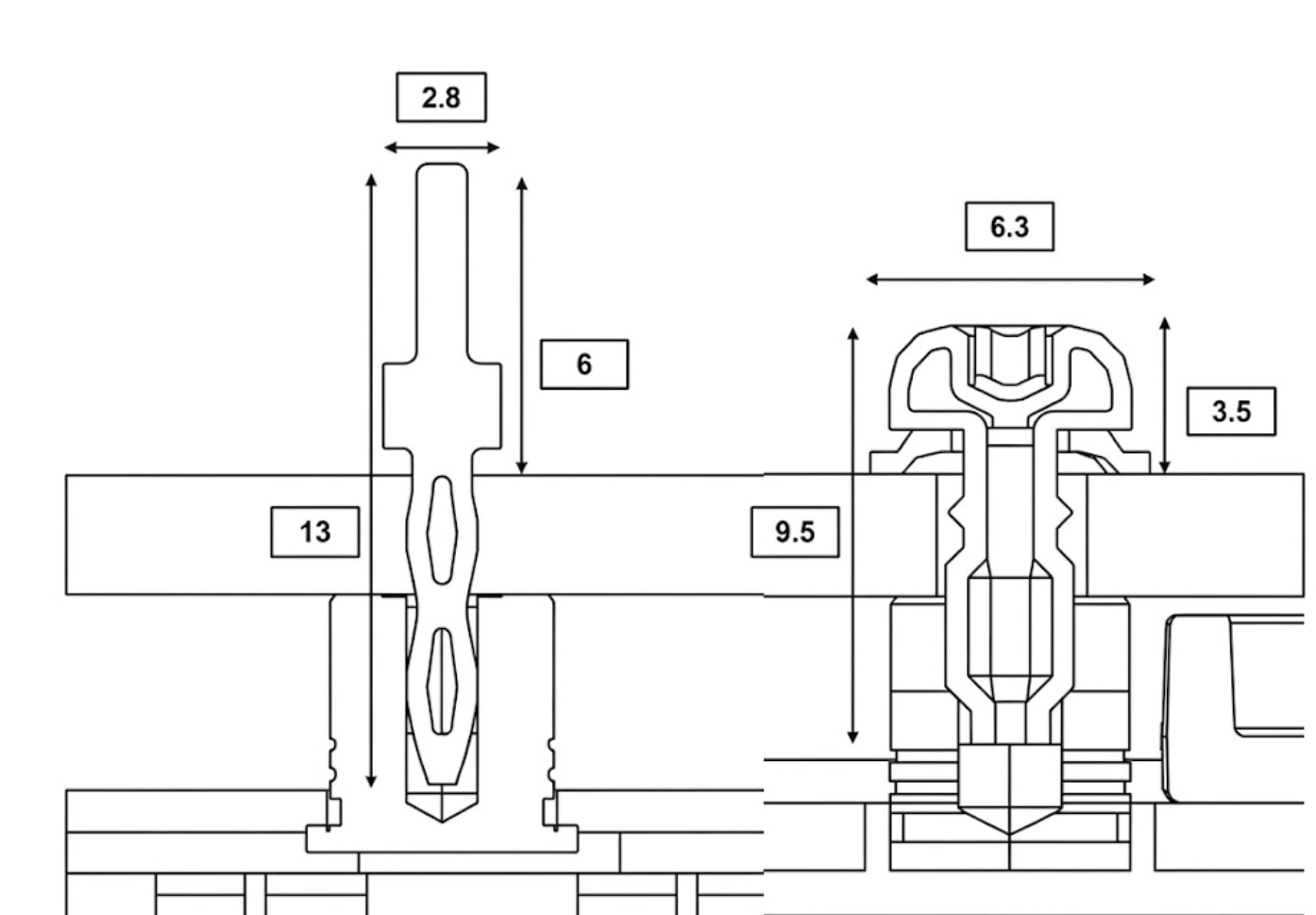Patented press-fit